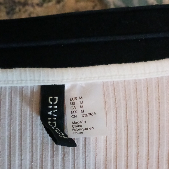 Divided Light Pink Ribbed Long Sleeve Top - Picture 2 of 2